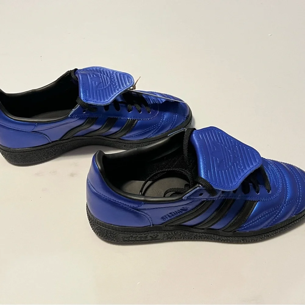 Women’s Adidas Handball Spezials Metallic Blue and Black , 7.5 - Picture 3 of 8
